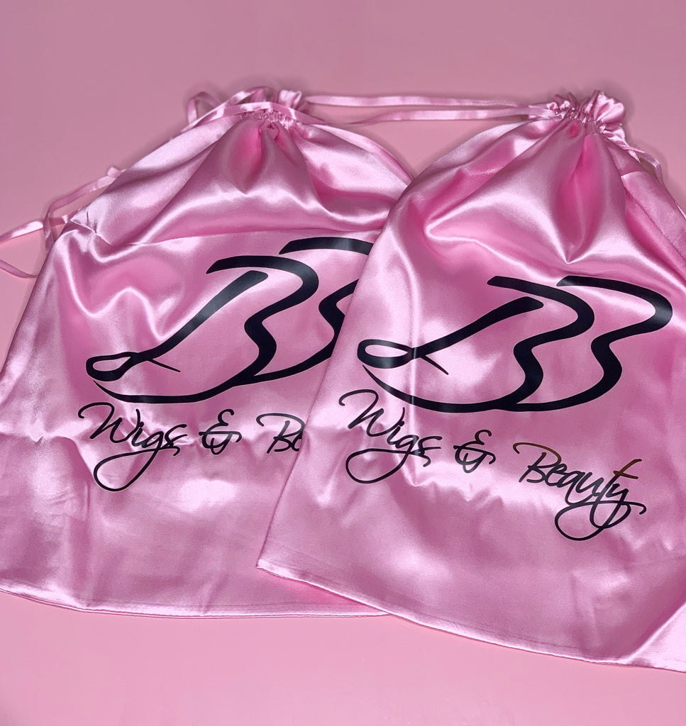 Luxury Wig Storage Satin Bag